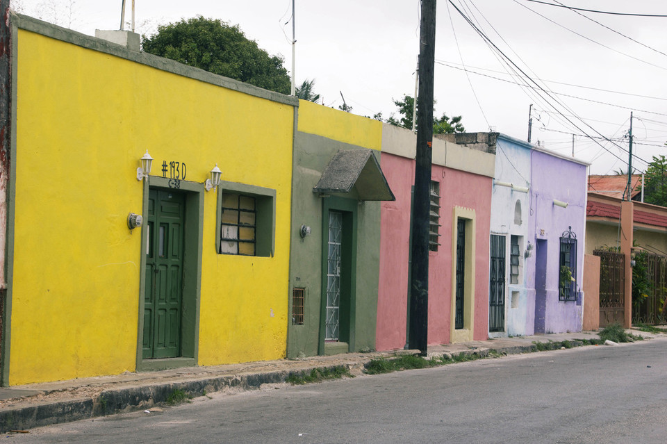 värvilised majad mehhikos